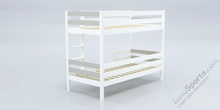 Кровать детская двухъярусная Савушка-01 80х160 серая