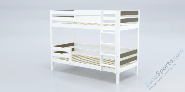 Кровать детская двухъярусная Савушка-01 80х160 Shiitake (бежевый)