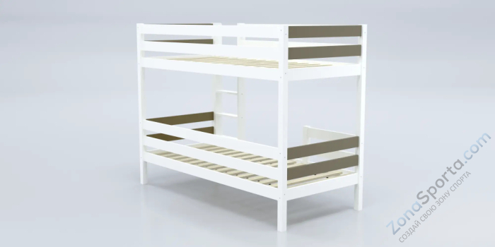 Кровать детская двухъярусная Савушка-01 90х180 Shiitake (бежевый)