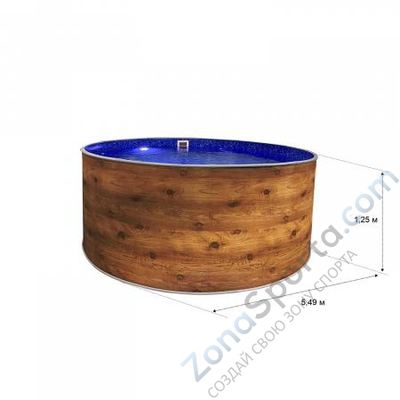 Круглый бассейн Лагуна ТМ240 5,49 х 1,25 м Круглый бассейн Лагуна ТМ240 5,49 х 1,25 м