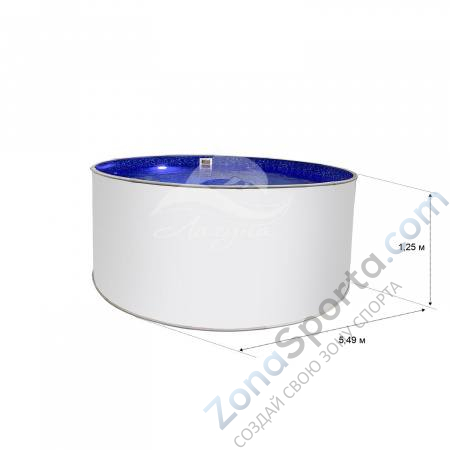 Круглый бассейн Лагуна ТМ240 5,49 х 1,25 м Круглый бассейн Лагуна ТМ240 5,49 х 1,25 м