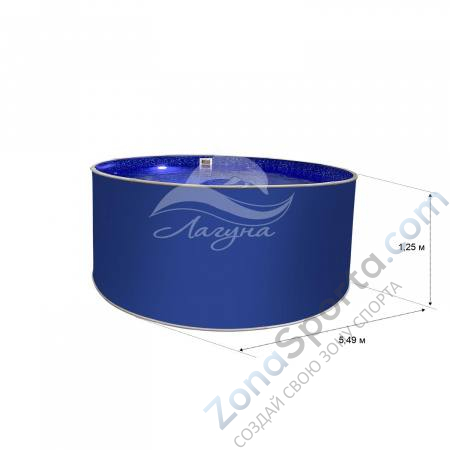 Круглый бассейн Лагуна ТМ240 5,49 х 1,25 м Круглый бассейн Лагуна ТМ240 5,49 х 1,25 м
