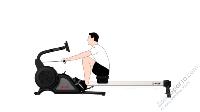 Профессиональный лыжно-гребной тренажер Impulse HSR007 (X-ROW)