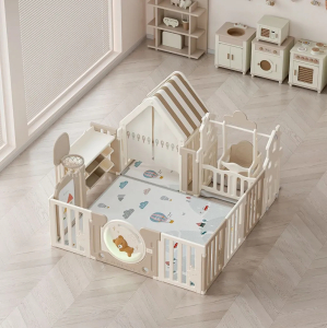 Манеж Unix Kids DeLuxe House Storage Camel 150 x 180 см