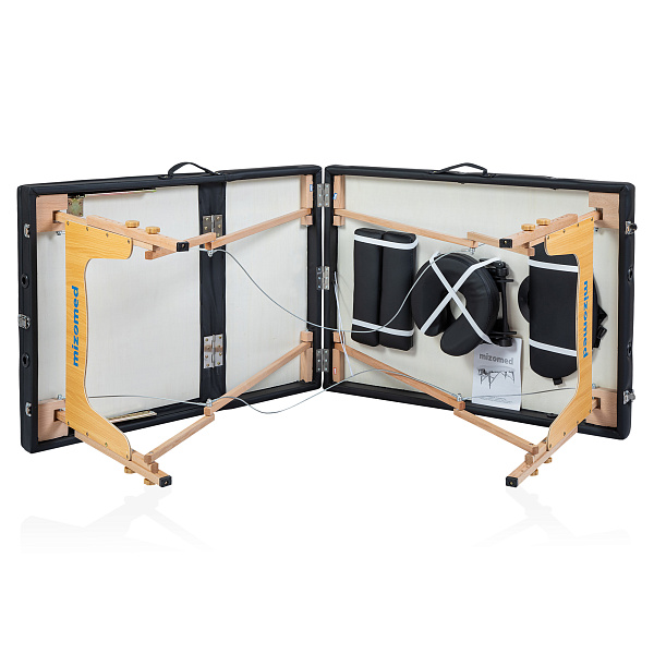 Массажный складной стол Mizomed Standart 3 черный