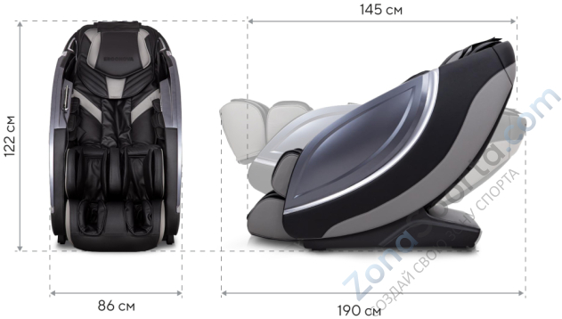 Массажное кресло Ergonova ErgoLine 4 Beige