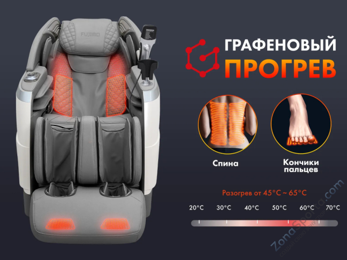 Массажное кресло Fujimo Flexor Grey