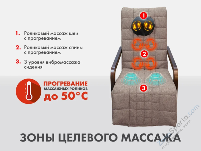 Массажное кресло Fujimo Soho Plus F2009 Капучино (Tony3)