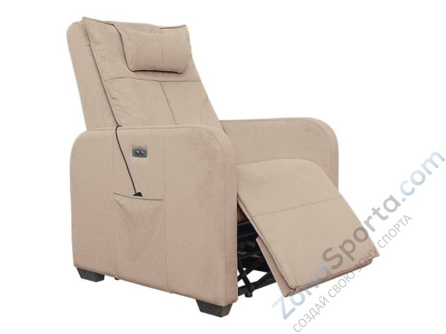 Массажное кресло реклайнер с подъемом Fujimo Synergy Lift Full Lounger F3005 FLFL Ваниль (Sakura 4)