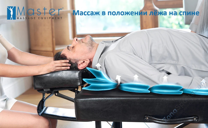 Массажный стол складной Master Monaco Airwave, с воздушным массажем