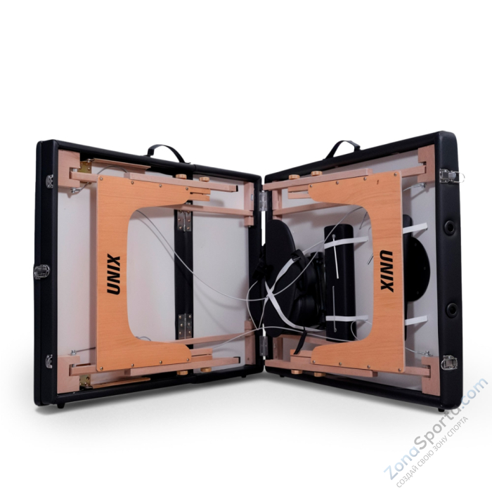 Массажный стол Unix Standard 3 Section Black