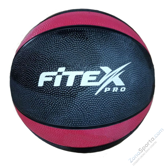 Медбол 5 кг черный с красным Fitex FTX-1212-5kg