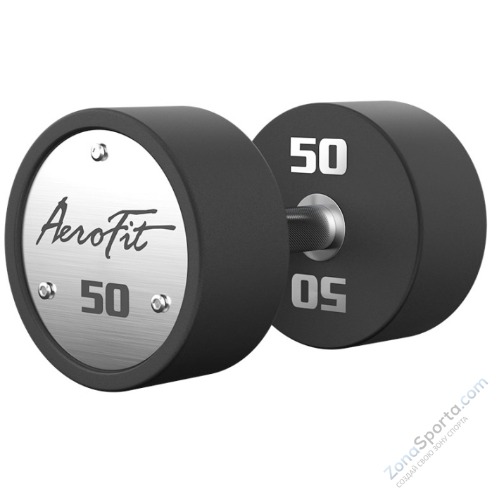 Набор полиуретановых гантелей AeroFit, 40-50 кг, 5 пар, шаг 2,5 кг