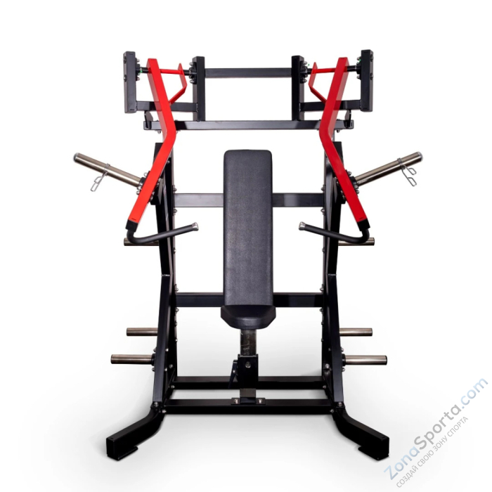 Наклонный грудной жим на свободных весах (черно-красный) Protrain PP101