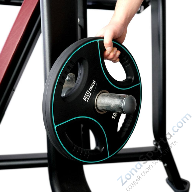 Плечевой жим сидя на свободных весах Protrain T8-605 Плечевой жим сидя на свободных весах Protrain T8-605