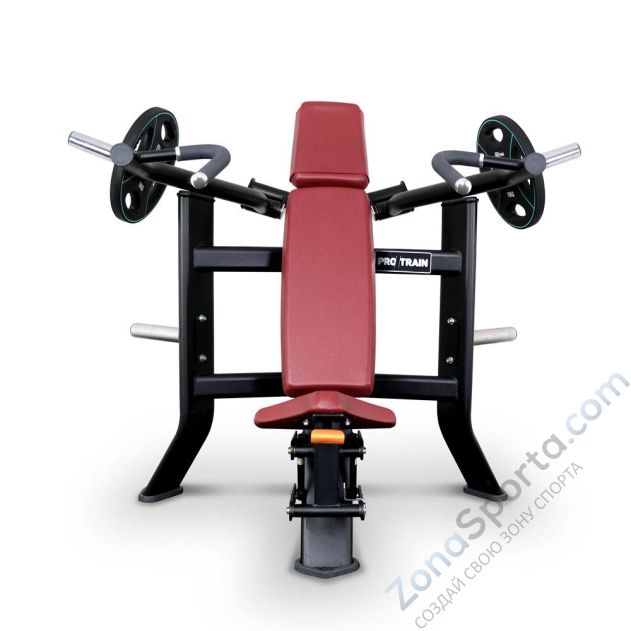 Плечевой жим сидя на свободных весах Protrain T8-605 Плечевой жим сидя на свободных весах Protrain T8-605