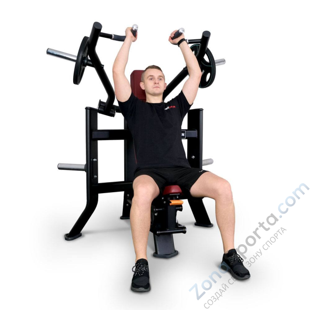 Плечевой жим сидя на свободных весах Protrain T8-605 Плечевой жим сидя на свободных весах Protrain T8-605