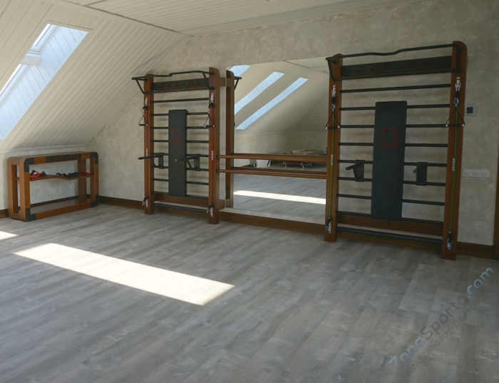 Шведская стенка с эспандерами, брусьями, скамьей и балетным станком Desire Eco Double Stretch