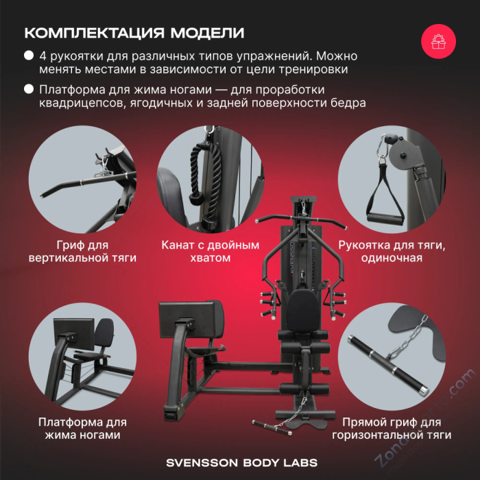 Силовой комплекс полукоммерческий Svensson Body Labs Rigel Plus Pro