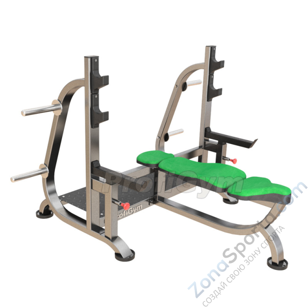 Скамья для жима лежа со страховочными упорами RangeMax BP-004 Скамья для жима лежа со страховочными упорами RangeMax BP-004