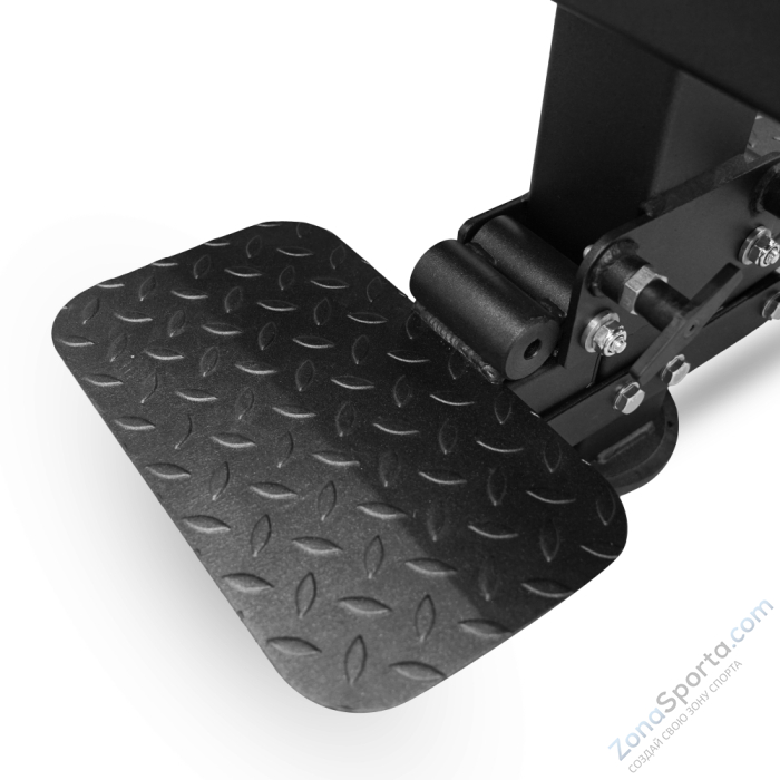 Скамья для жима лёжа с доводчиком, упором и подставкой для ног Bronze Gym Partner ML-901