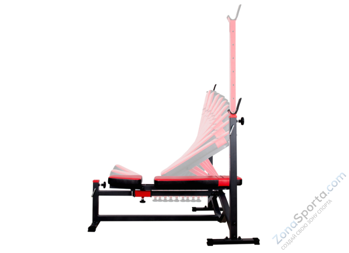 Скамья для жима лежа универсальная регулируемая Marbo Sport MS-L105 Скамья для жима лежа универсальная регулируемая Marbo Sport MS-L105
