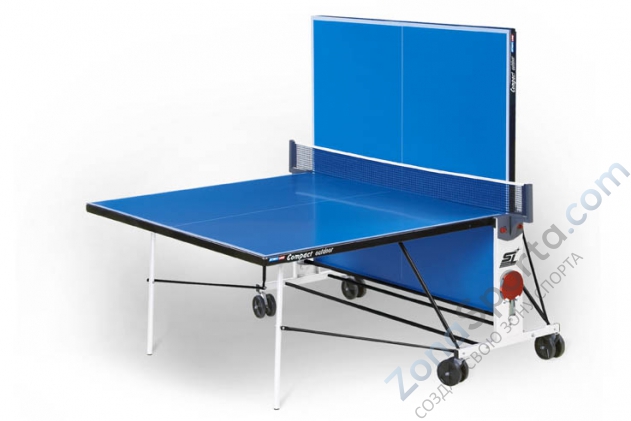 Всепогодный теннисный стол Start Line Compact Outdoor LX blue