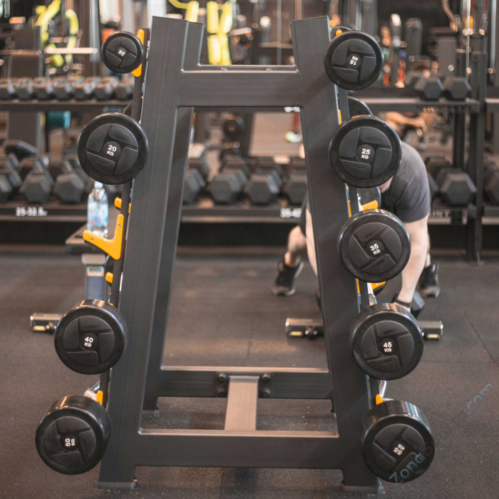 Стойка для 10 штанг DHZ Fitness A-3055