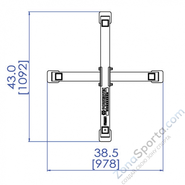 Стойка для хранения аксессуаров тренажеров Powertec WB-ASR10