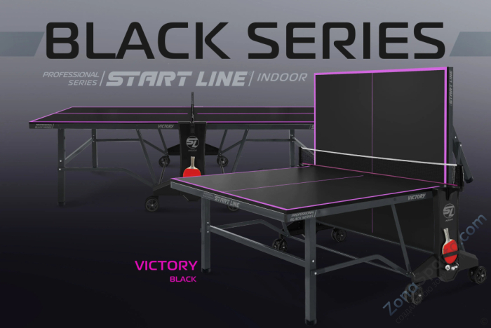 Стол теннисный Start Line Victory Black
