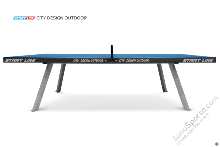 Стол теннисный Start Line City Design Всепогодный Синий