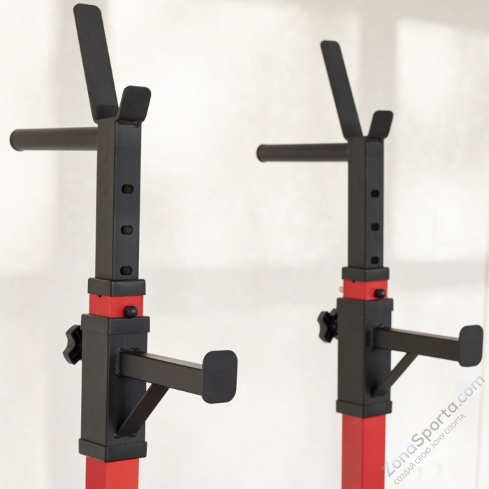 Стойка для штанги универсальная домашняя DEXsport ASD-0140-JAX Стойка для штанги универсальная домашняя DEXsport ASD-0140-JAX