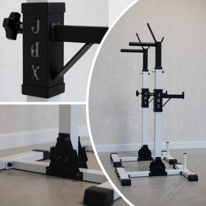 Стойка для штанги универсальная домашняя DEXsport ASD-0140-JAX Стойка для штанги универсальная домашняя DEXsport ASD-0140-JAX