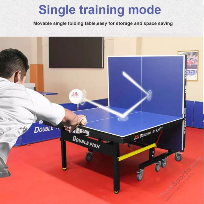Теннисный стол Double Fish 226B (синий)