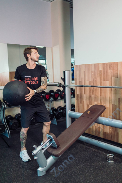 Тренировочный мяч Original FitTools Wall Ball Deluxe 10 кг Тренировочный мяч Original FitTools Wall Ball Deluxe 10 кг