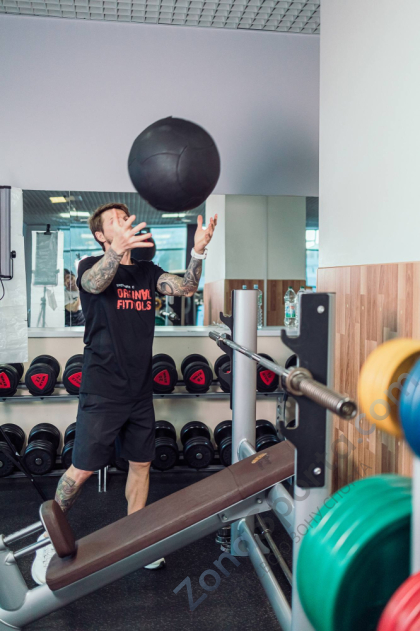 Тренировочный мяч Original FitTools Wall Ball Deluxe 10 кг Тренировочный мяч Original FitTools Wall Ball Deluxe 10 кг