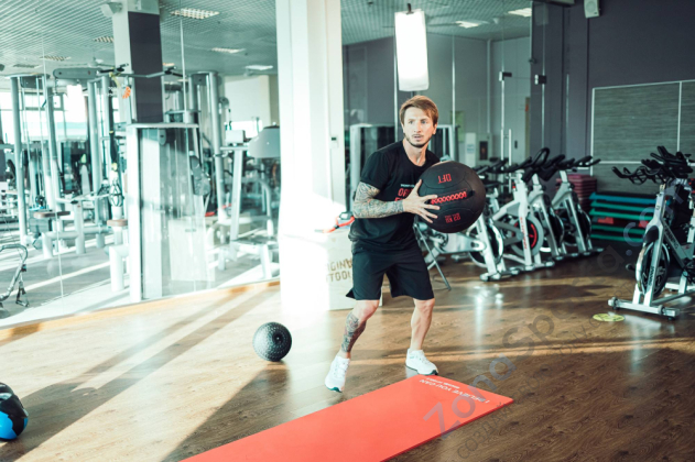 Тренировочный мяч Original FitTools Wall Ball Deluxe 10 кг Тренировочный мяч Original FitTools Wall Ball Deluxe 10 кг