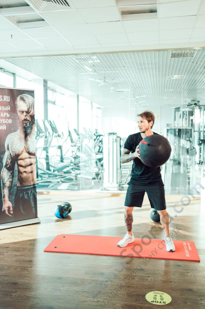 Тренировочный мяч Original FitTools Wall Ball Deluxe 10 кг Тренировочный мяч Original FitTools Wall Ball Deluxe 10 кг