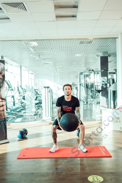 Тренировочный мяч Original FitTools Wall Ball Deluxe 10 кг Тренировочный мяч Original FitTools Wall Ball Deluxe 10 кг