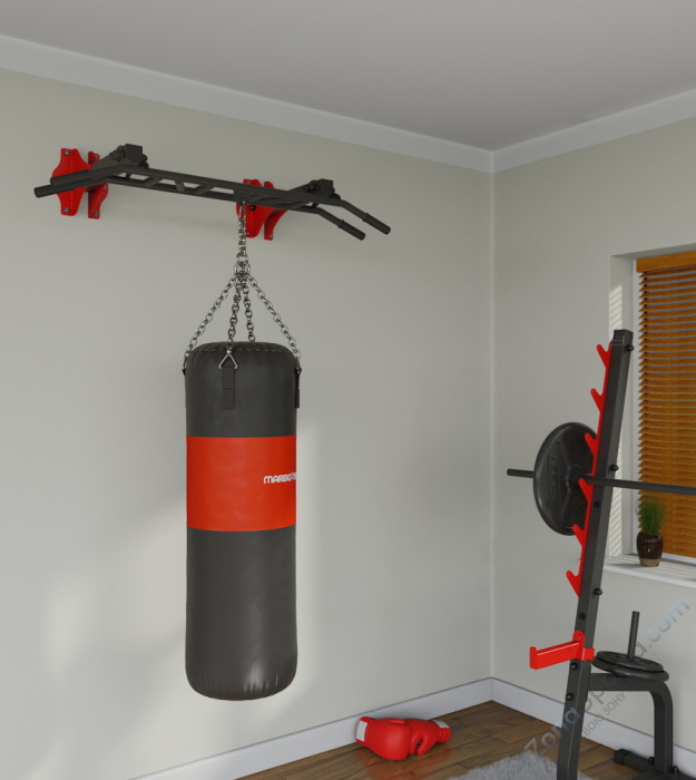 Турник настенно-потолочный Marbo Sport MS-D203