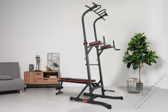 Турник/пресс/брусья со скамьей Unix Fit Power Tower 150P Турник/пресс/брусья со скамьей Unix Fit Power Tower 150P