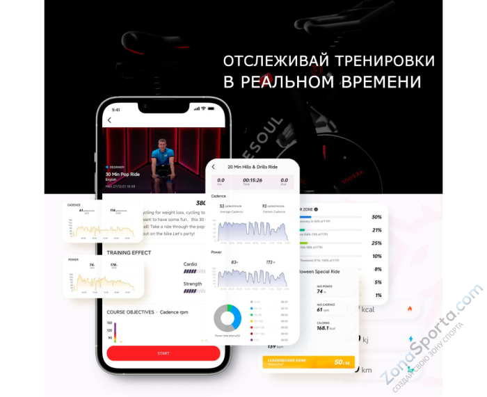 Велотренажер Yesoul S3 Pro Black