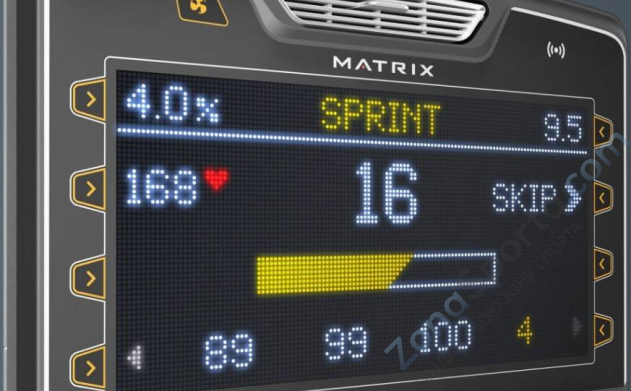 Вертикальный велоэргометр Matrix Performance с консолью Premium LED