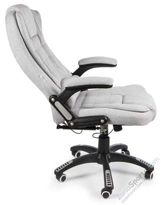 Вибромассажное кресло Calviano Veroni 52 (ткань, серое)