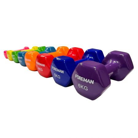 Виниловые гантели для аэробики 5 кг, пара Foreman IVD-KG Виниловые гантели для аэробики 5 кг, пара Foreman IVD-KG