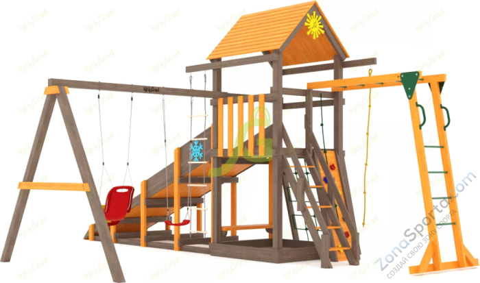 Всесезонная площадка IgraGrad С Gride с рукоходом SF1