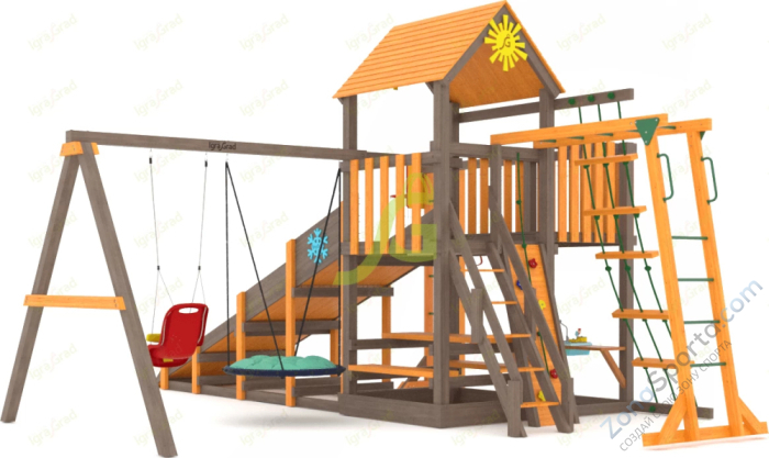 Всесезонная площадка IgraGrad С с балконом мод.2 SF