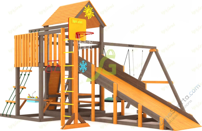 Всесезонная площадка IgraGrad С с балконом мод.1 SF