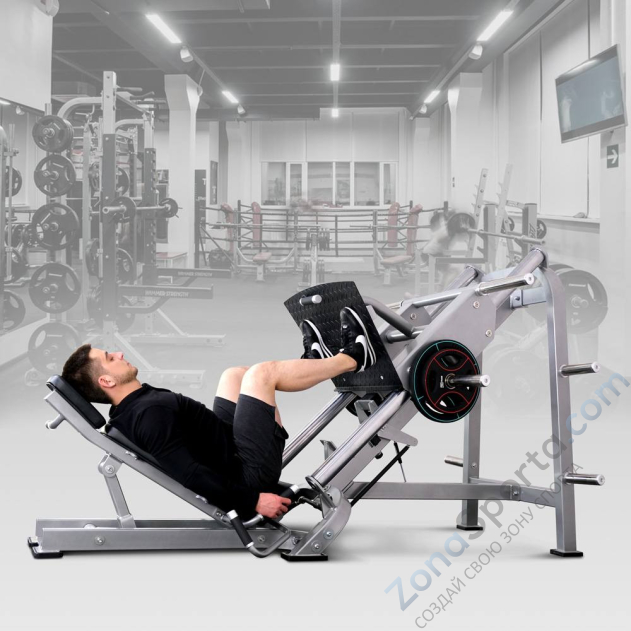 Жим ногами под углом 45 на свободных весах Protrain 8228 Жим ногами под углом 45 на свободных весах Protrain 8228