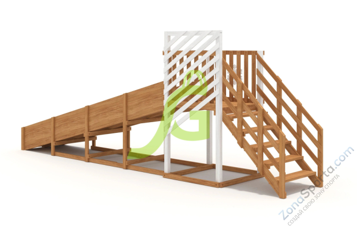 Зимняя горка IgraGrad Snow Fox скат 5 м мод.2